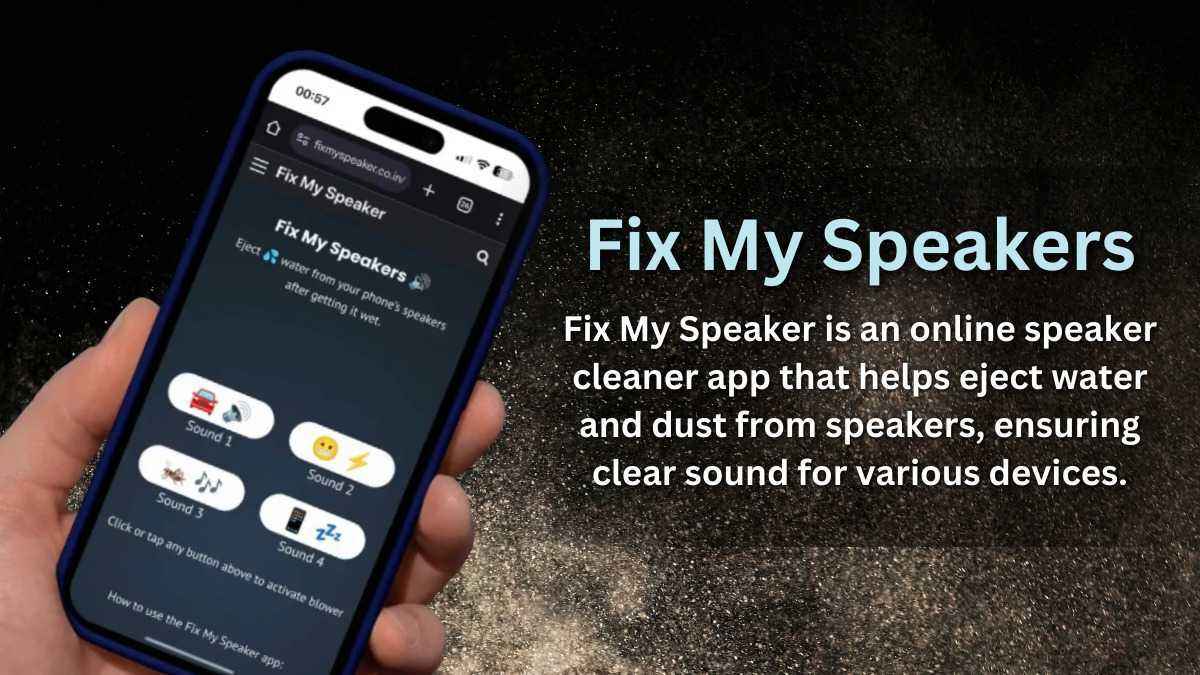 fix my speaker